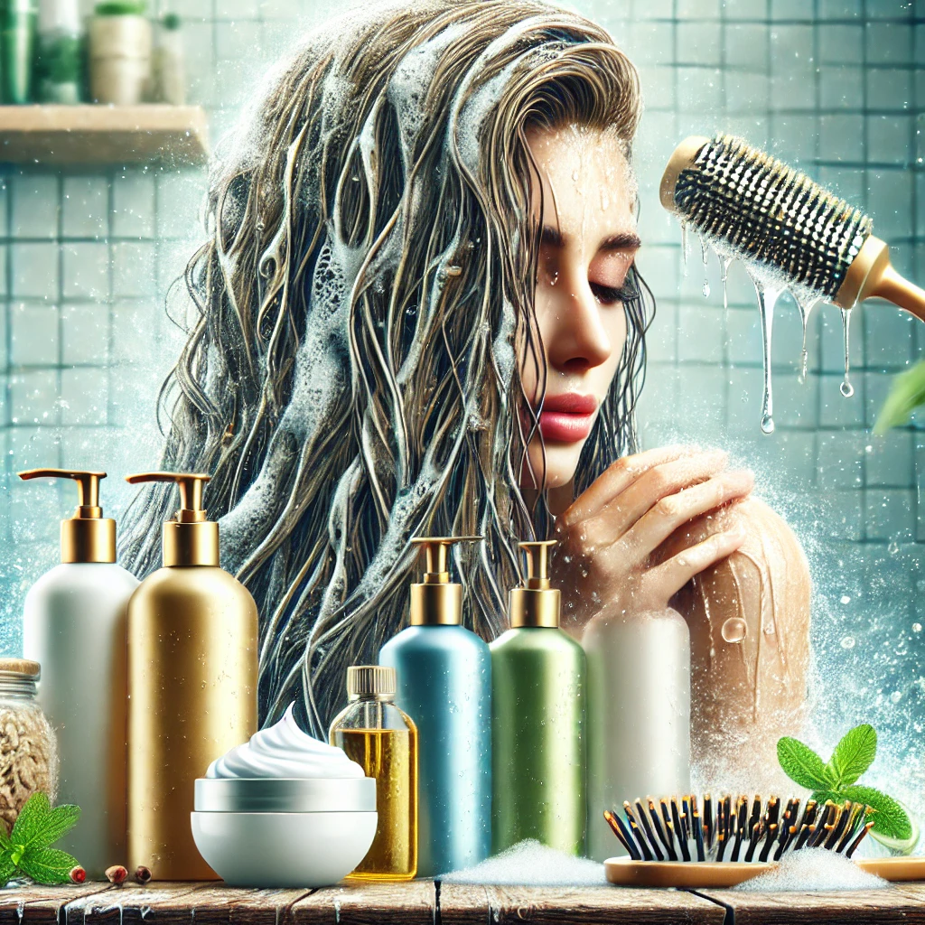 פתרונות שטיפה לשיער שומני