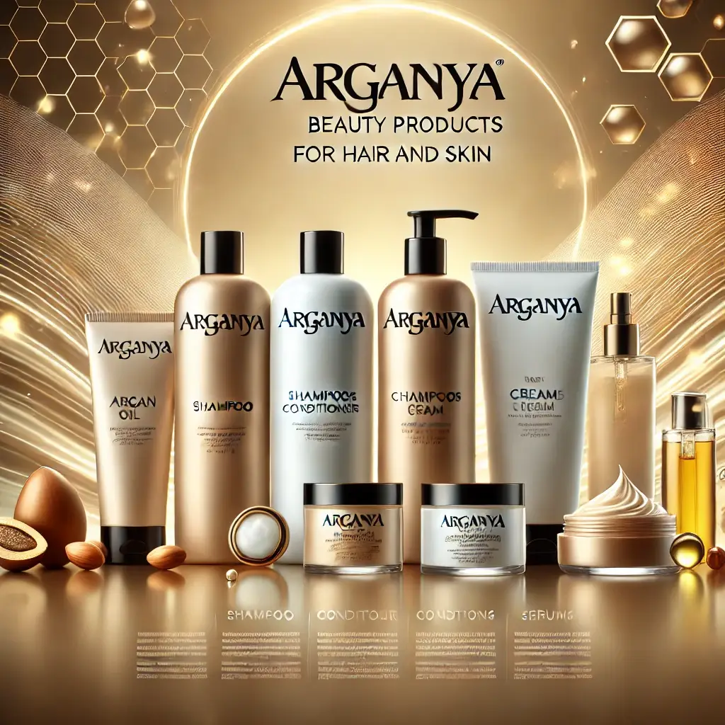 ארגניה מוצרי טיפוח לשיער ולעור
